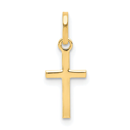 14k Yellow Gold 14k Small Cross Charm