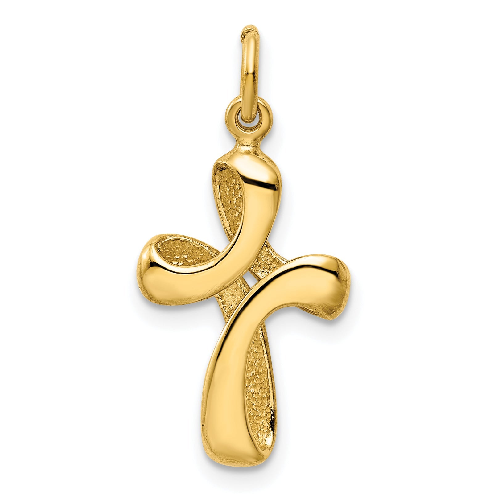 14k Yellow Gold 14k Polished Cross Charm