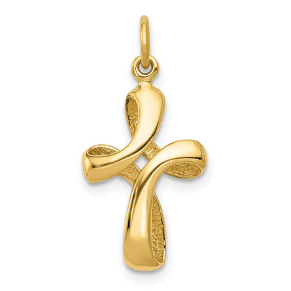 14k Yellow Gold 14k Polished Cross Charm