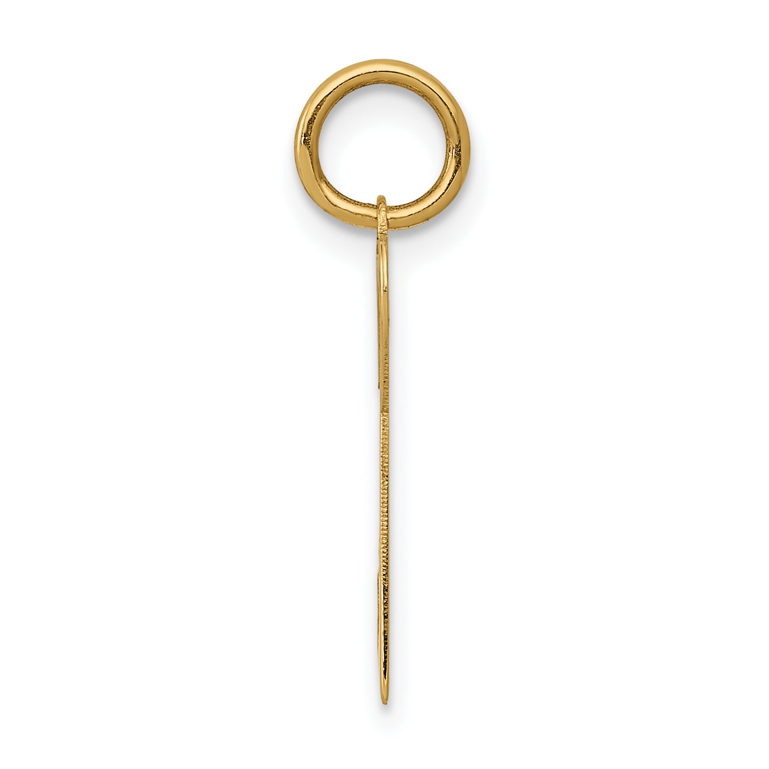 14k Yellow Gold 14K Polished Hearts Key Charm