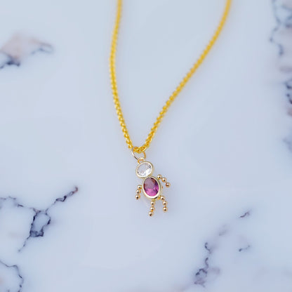 14k Yellow Gold 14k February Boy Birthstone Charm