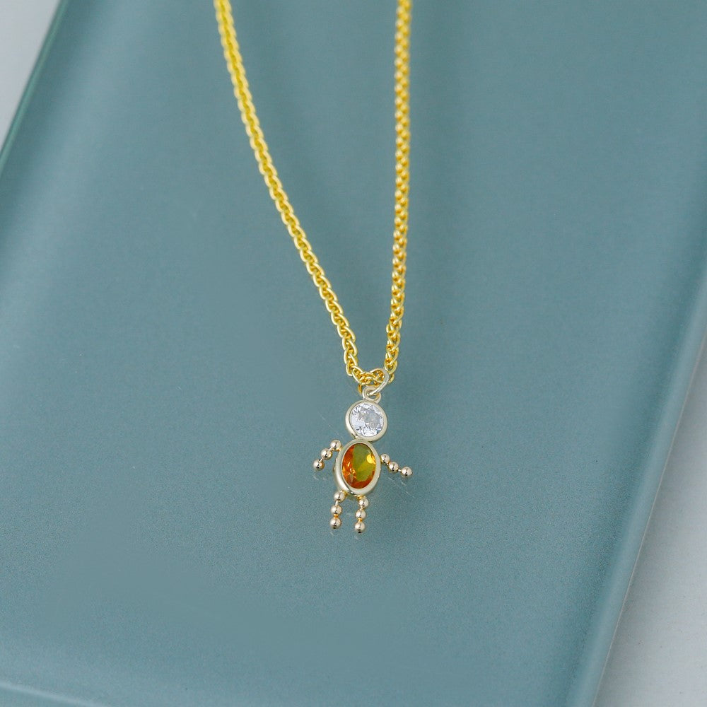 14k Yellow Gold 14k November Boy Birthstone Charm