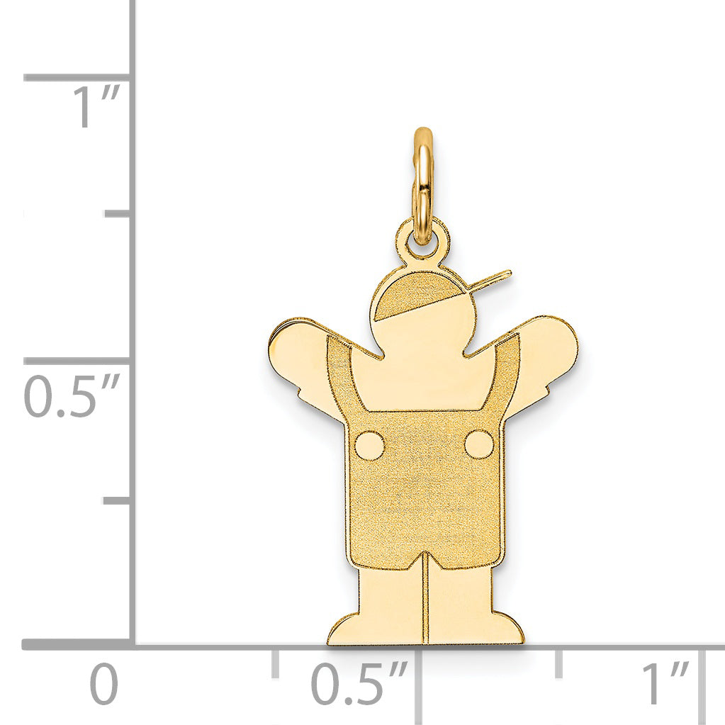 14k Yellow Gold 14k Kid Charm
