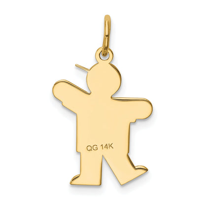 14k Yellow Gold 14k Kid Charm