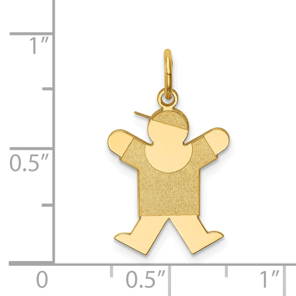 14k Yellow Gold 14k Kid Charm