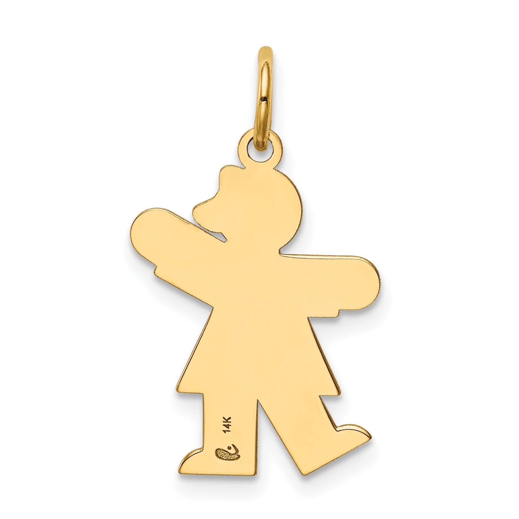 14k Yellow Gold 14k Kid Charm