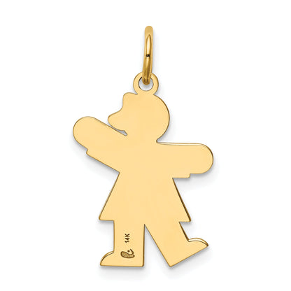14k Yellow Gold 14k Kid Charm