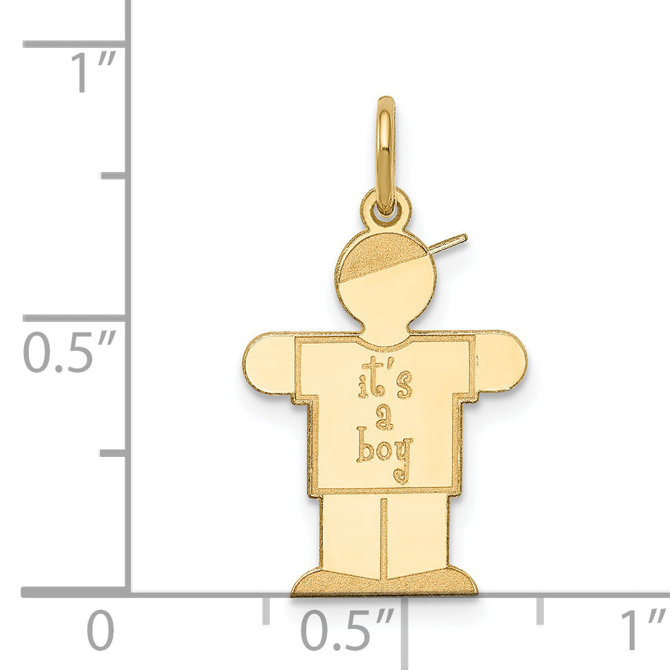 14k Yellow Gold 14k Kid Charm
