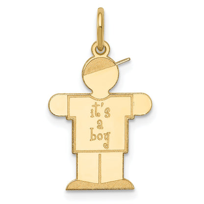 14k Yellow Gold 14k Kid Charm