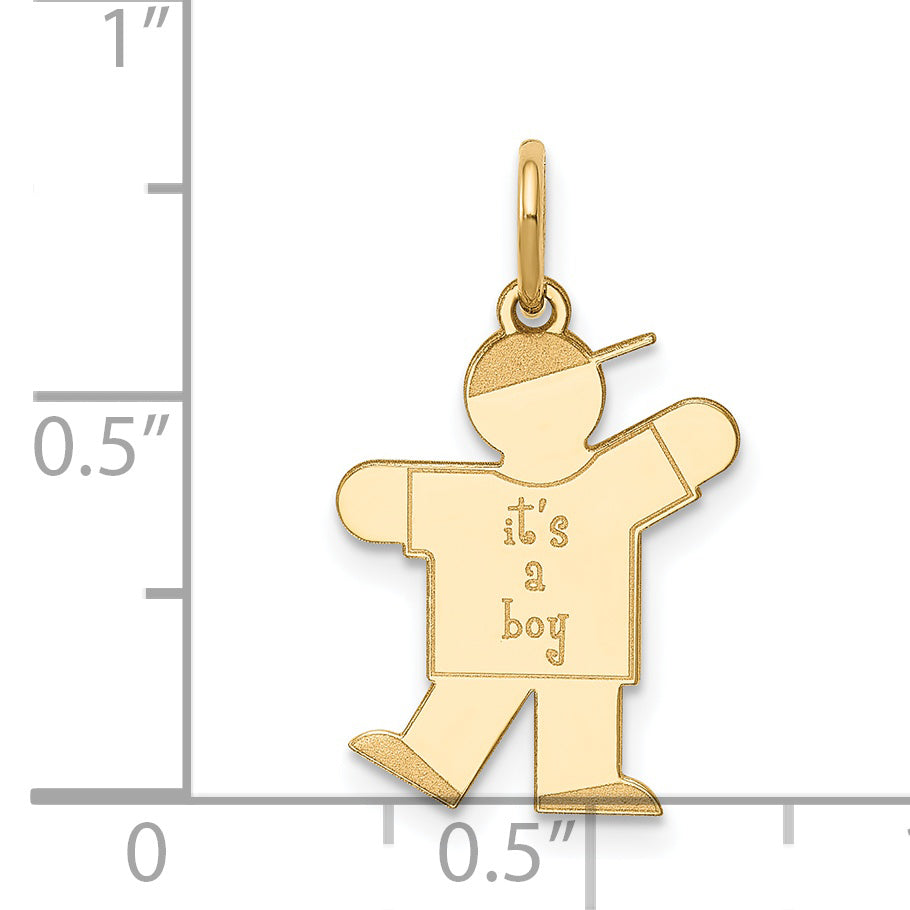 14k Yellow Gold 14k Kid Charm