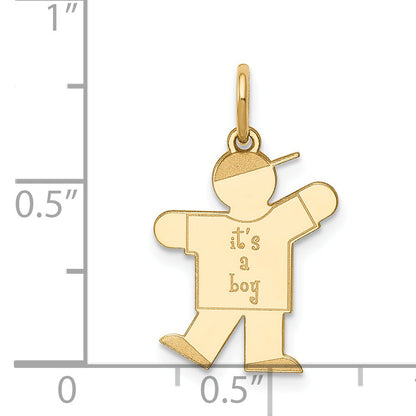 14k Yellow Gold 14k Kid Charm