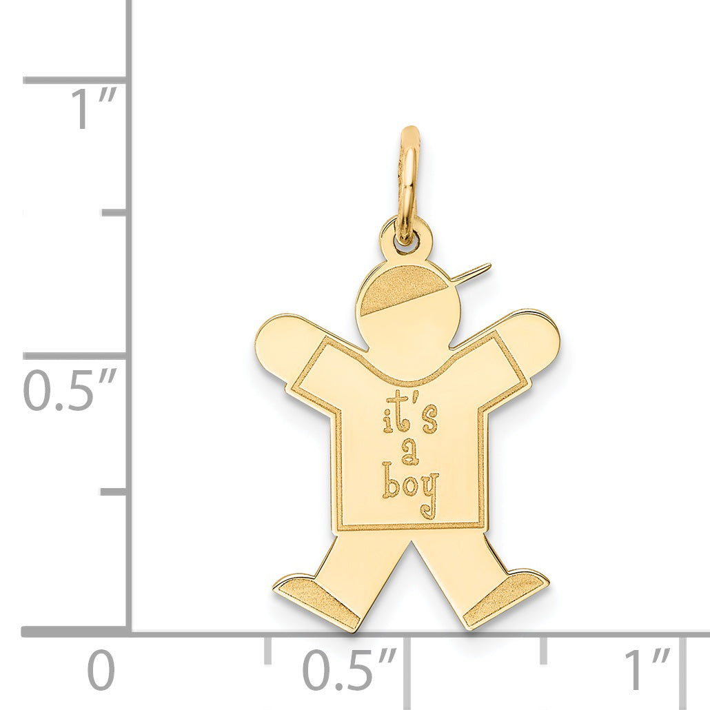 14k Yellow Gold 14k Kid Charm