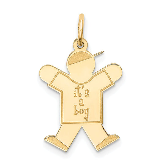14k Yellow Gold 14k Kid Charm