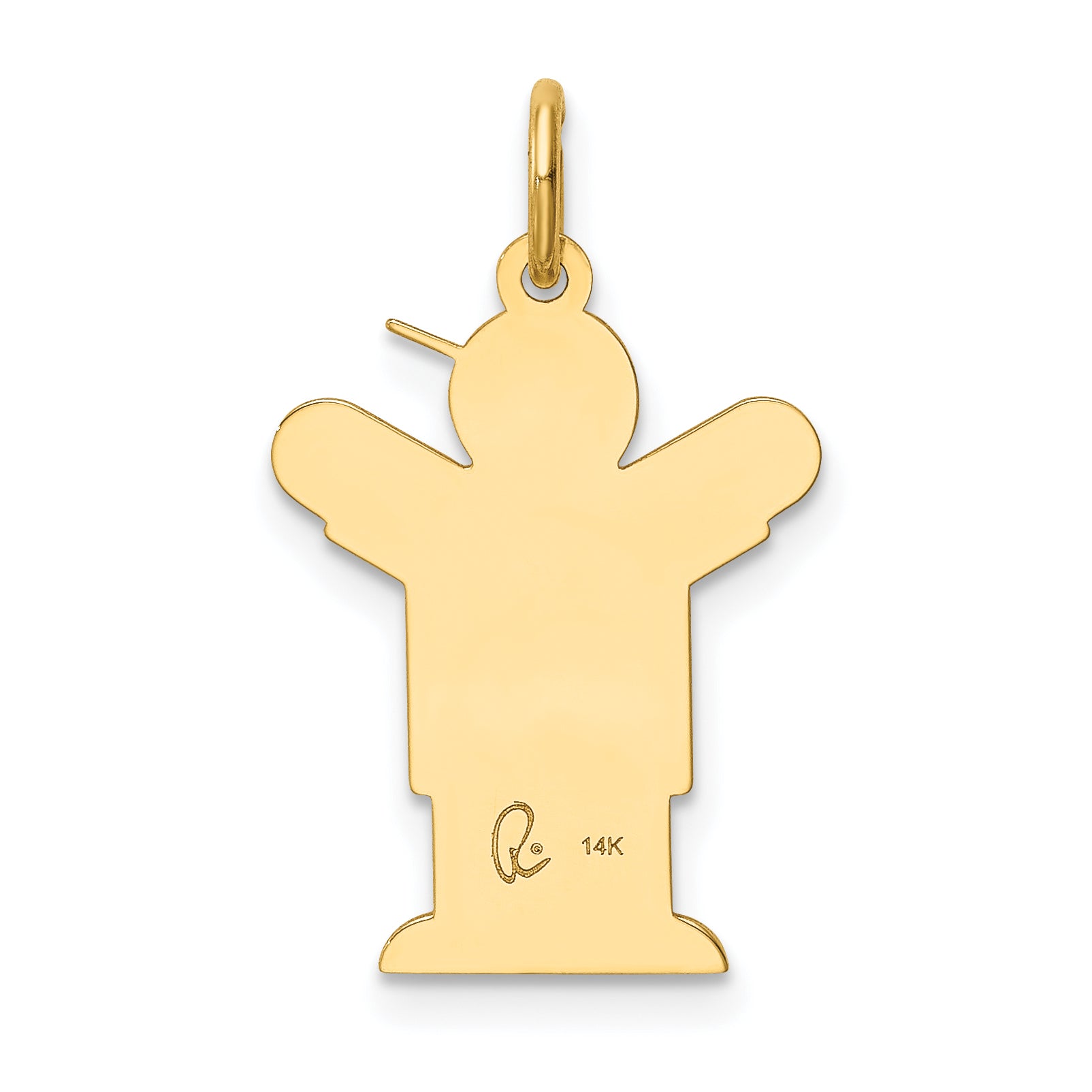 14k Yellow Gold 14k Kid Charm