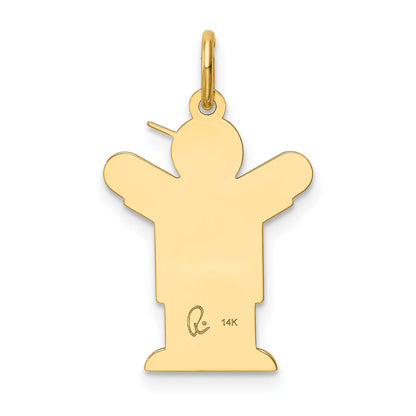 14k Yellow Gold 14k Kid Charm