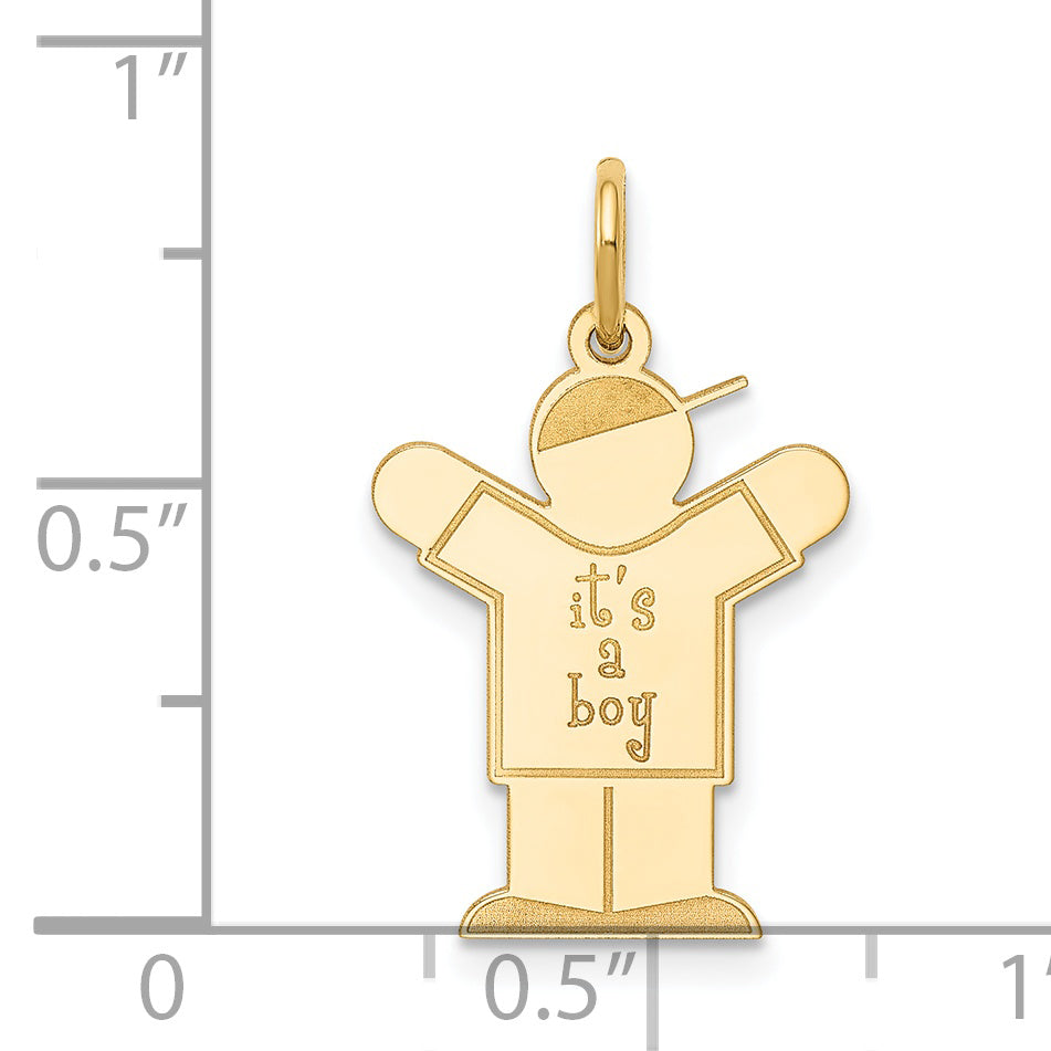 14k Yellow Gold 14k Kid Charm