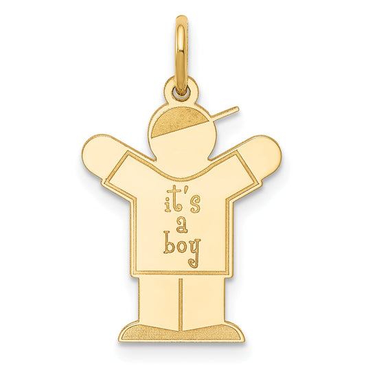 14k Yellow Gold 14k Kid Charm