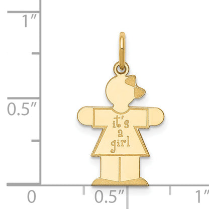 14k Yellow Gold 14k Kid Charm