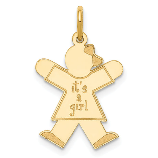 14k Yellow Gold 14k Kid Charm