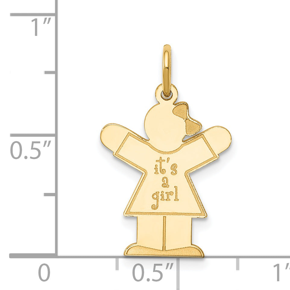 14k Yellow Gold 14k Kid Charm