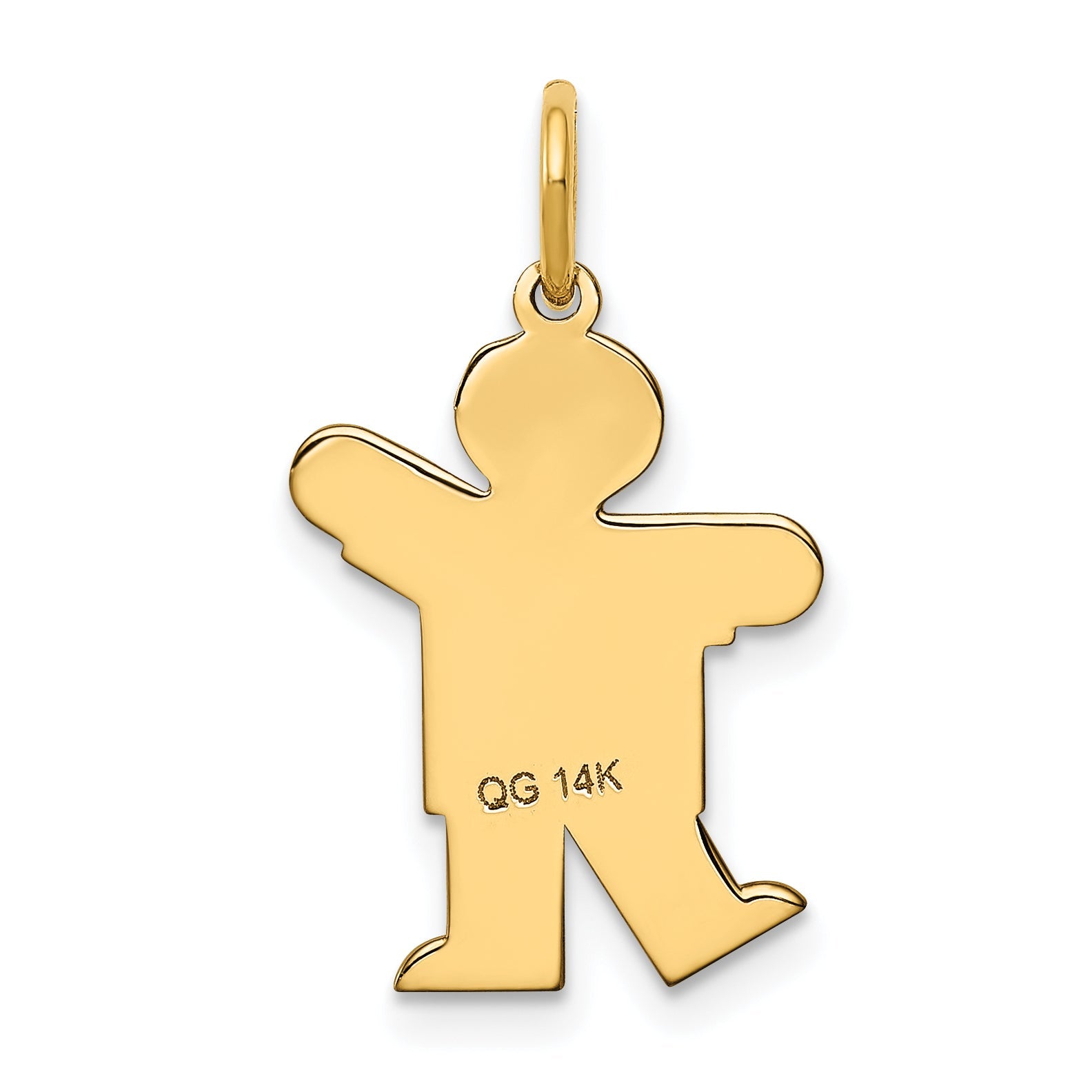 14k Yellow Gold 14k Kid Charm
