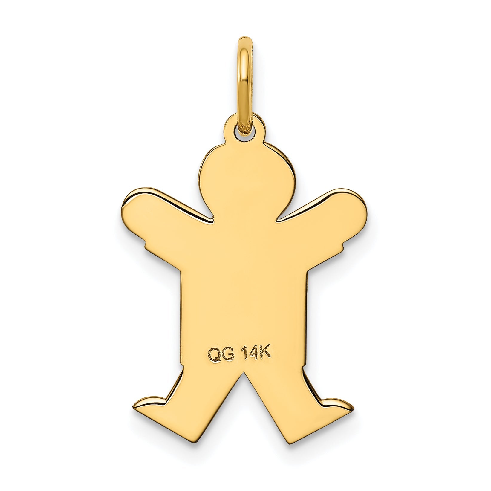 14k Yellow Gold 14k Kid Charm