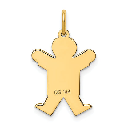 14k Yellow Gold 14k Kid Charm