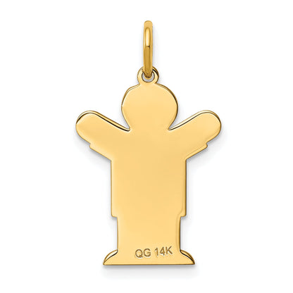 14k Yellow Gold 14k Kid Charm