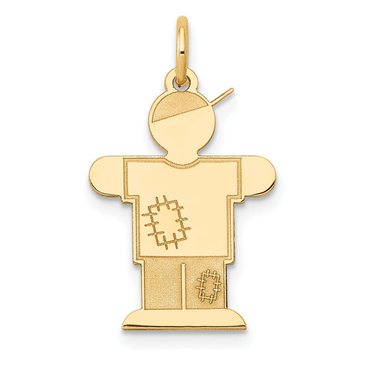 14k Yellow Gold 14k Kid Charm