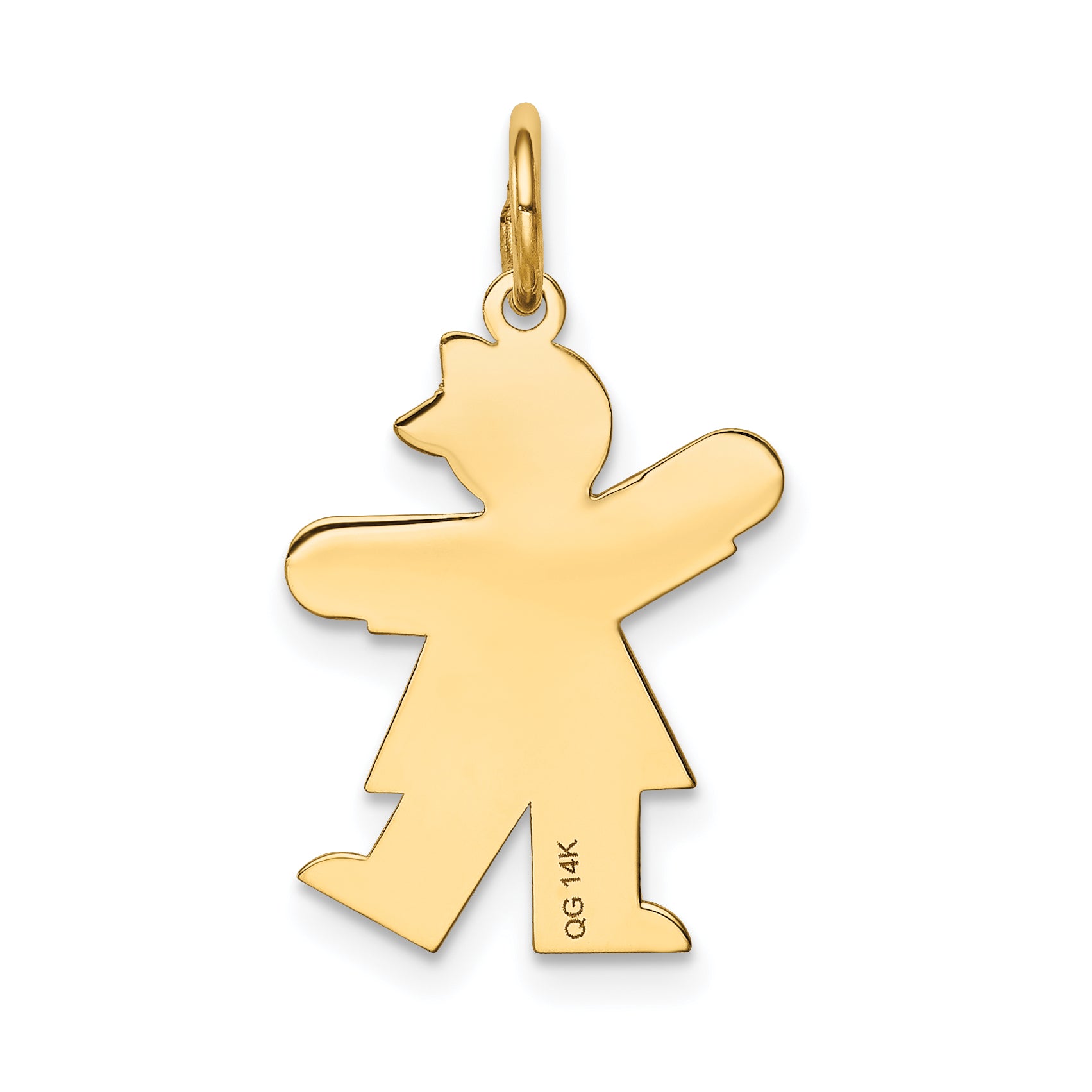 14k Yellow Gold 14k Kid Charm