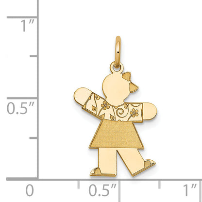 14k Yellow Gold 14k Kid Charm