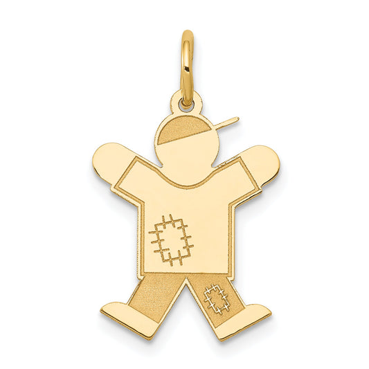 14k Yellow Gold 14k Kid Charm