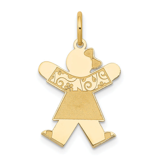 14k Yellow Gold 14k Kid Charm