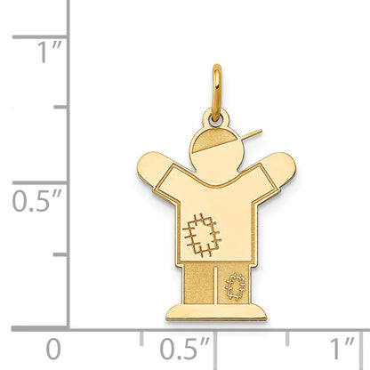 14k Yellow Gold 14k Kid Charm