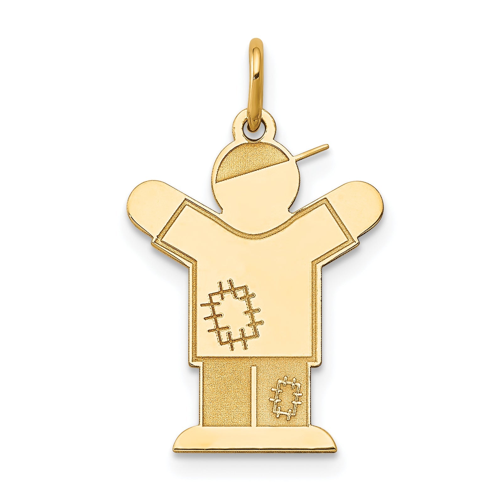 14k Yellow Gold 14k Kid Charm