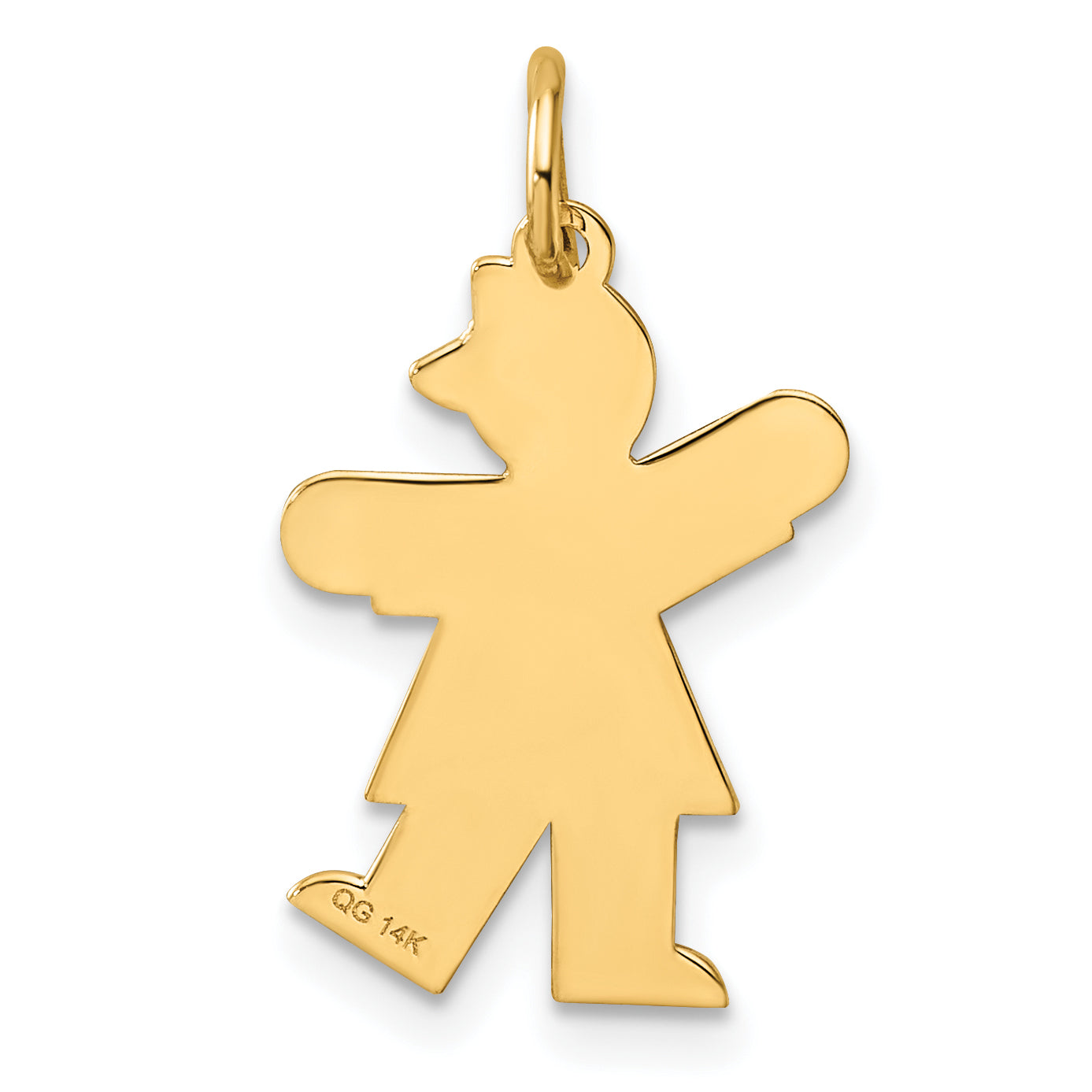 14k Yellow Gold 14k Kid Charm