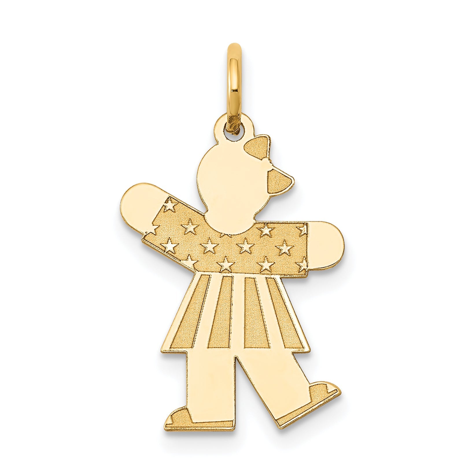 14k Yellow Gold 14k Kid Charm