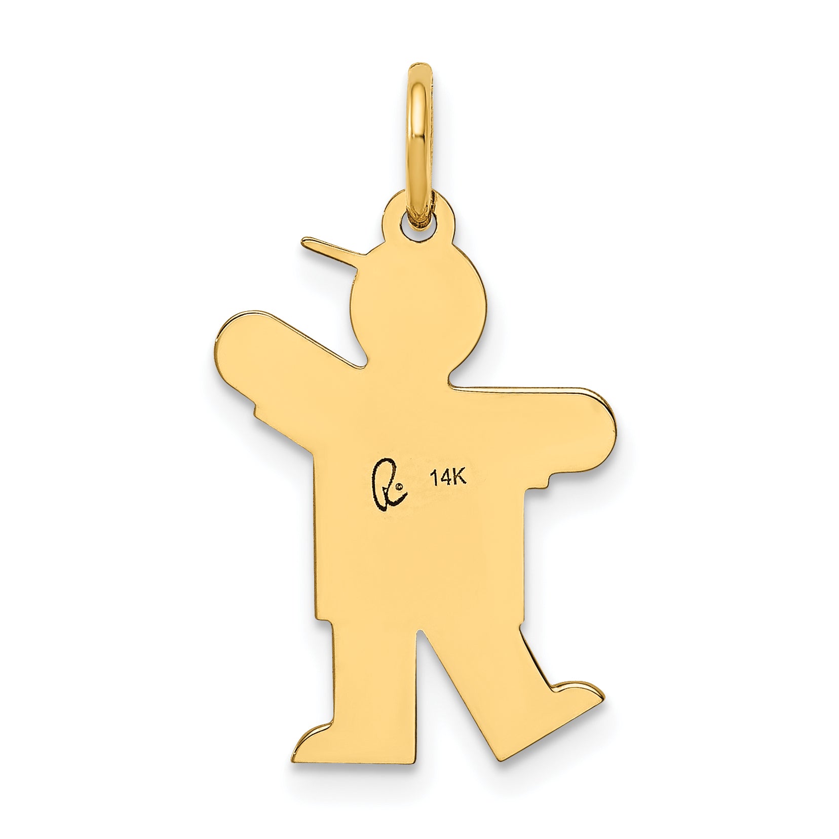14k Yellow Gold 14k Kid Charm