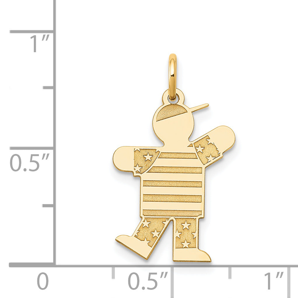 14k Yellow Gold 14k Kid Charm