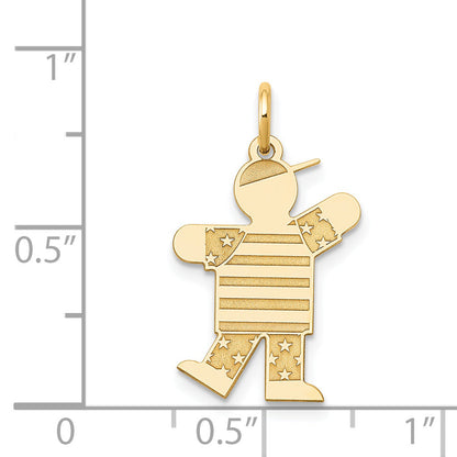 14k Yellow Gold 14k Kid Charm