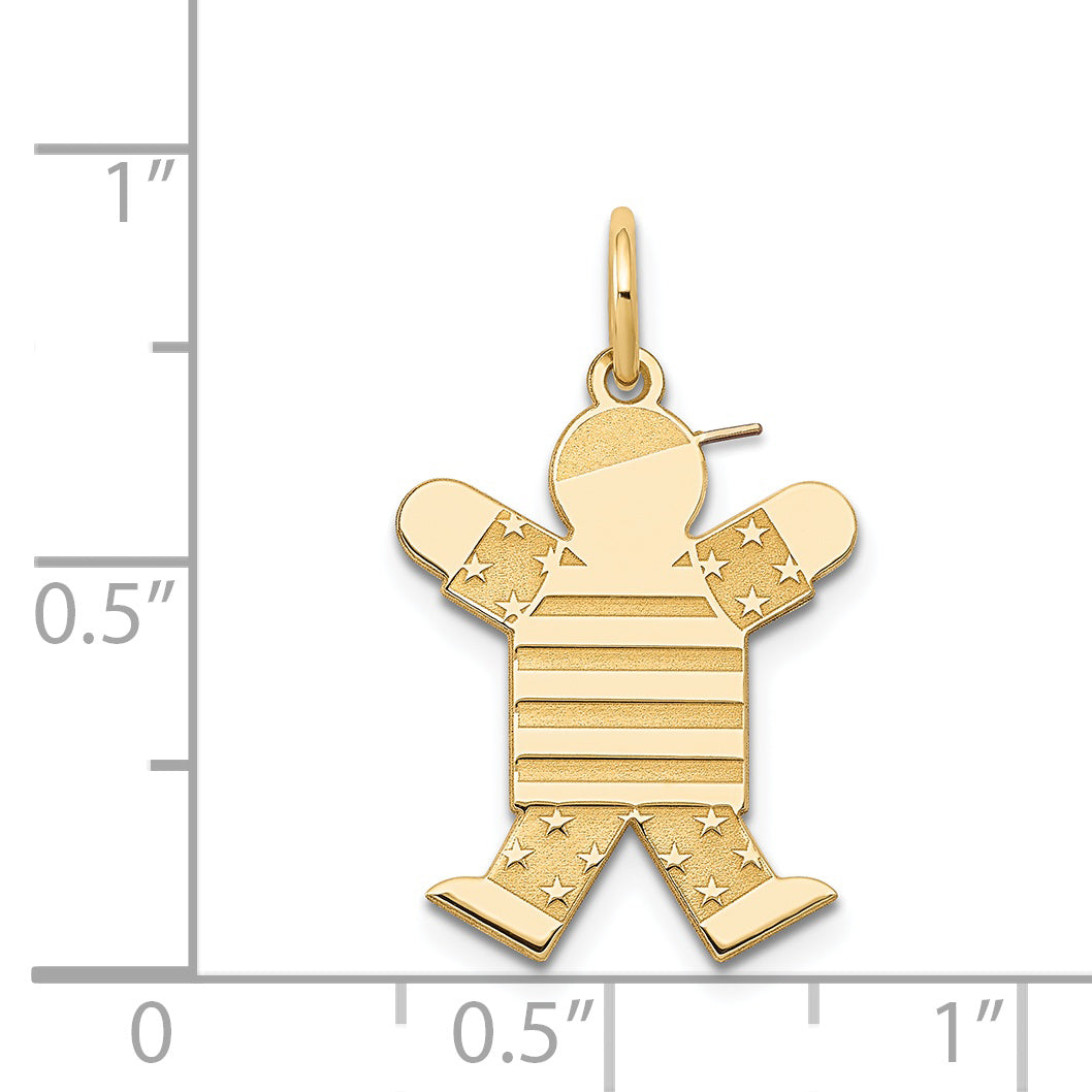 14k Yellow Gold 14k Kid Charm