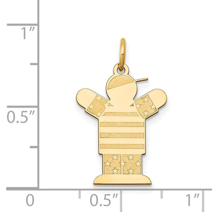 14k Yellow Gold 14k Kid Charm
