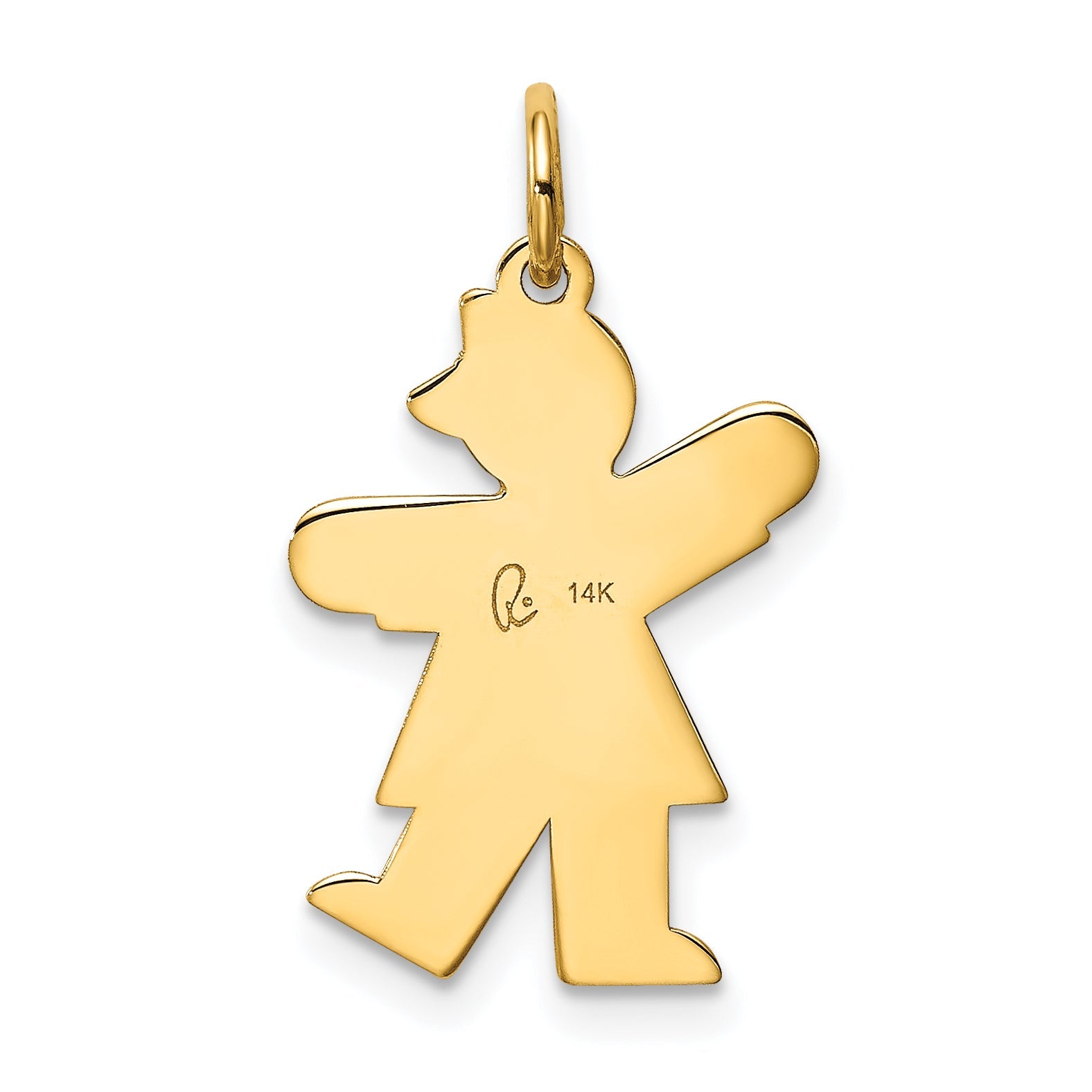 14k Yellow Gold 14k Kid Charm