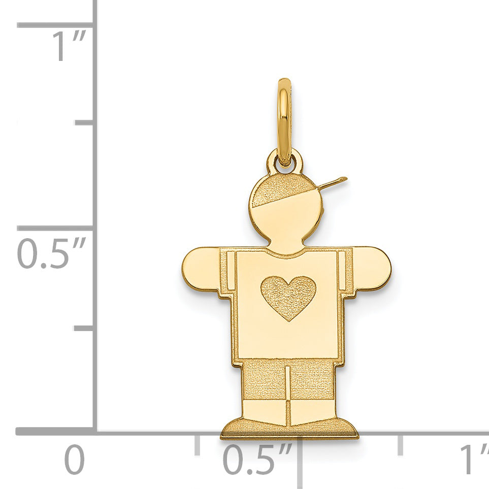 14k Yellow Gold 14k Kid Charm