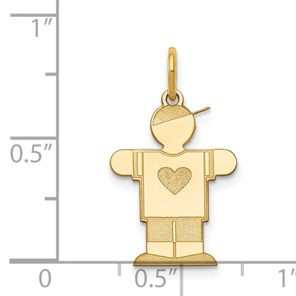 14k Yellow Gold 14k Kid Charm