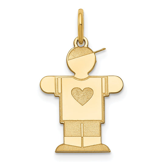 14k Yellow Gold 14k Kid Charm