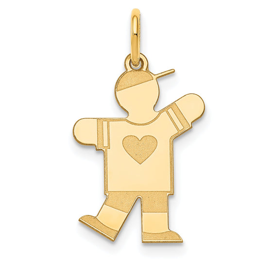 14k Yellow Gold 14k Kid Charm