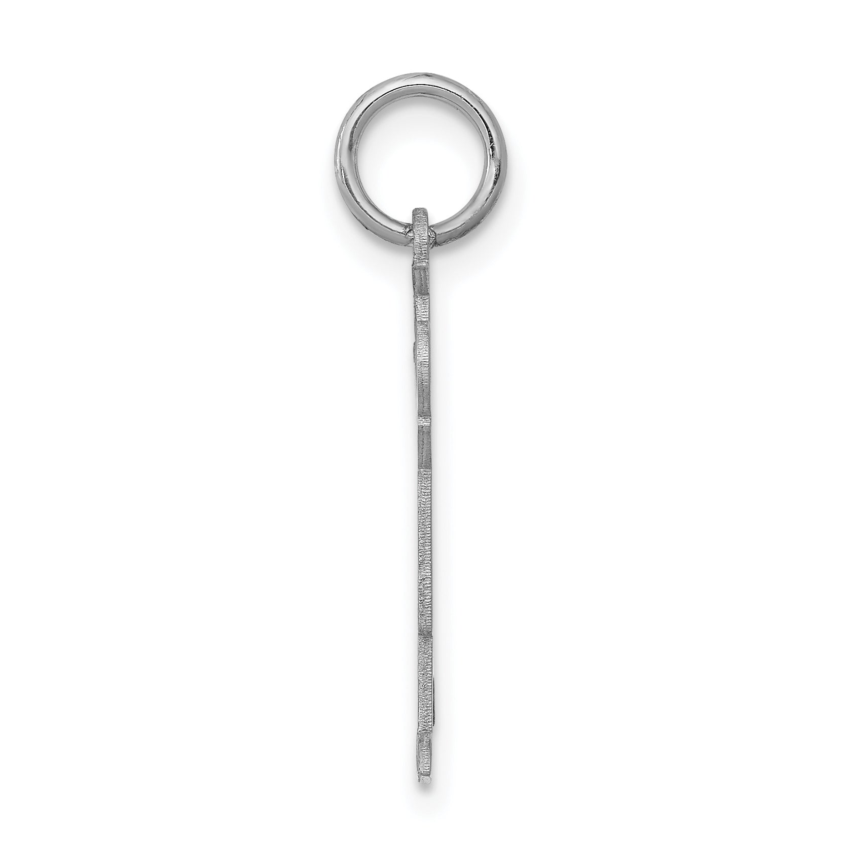 14K White Gold Kid Charm