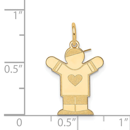 14k Yellow Gold 14k Kid Charm