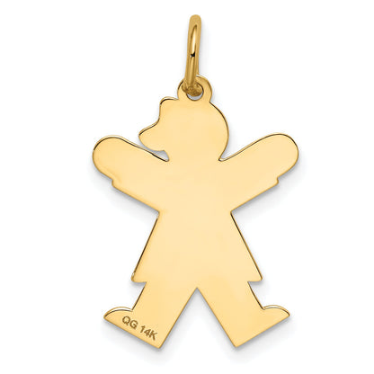 14k Yellow Gold 14k Kid Charm
